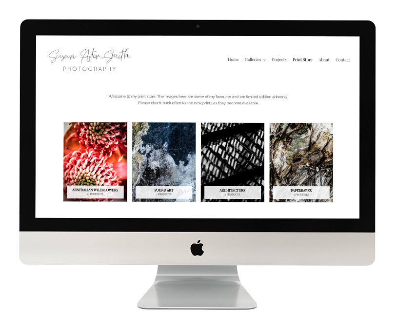 Photography website design